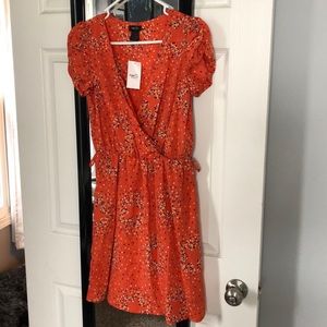 Orange stars dress
